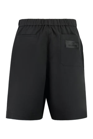 Men's Black Bermuda Shorts for FW23