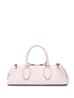 VALENTINO GARAVANI Mini Rockstud Duffle Handbag - Leather - 34cm x 11cm x 8cm