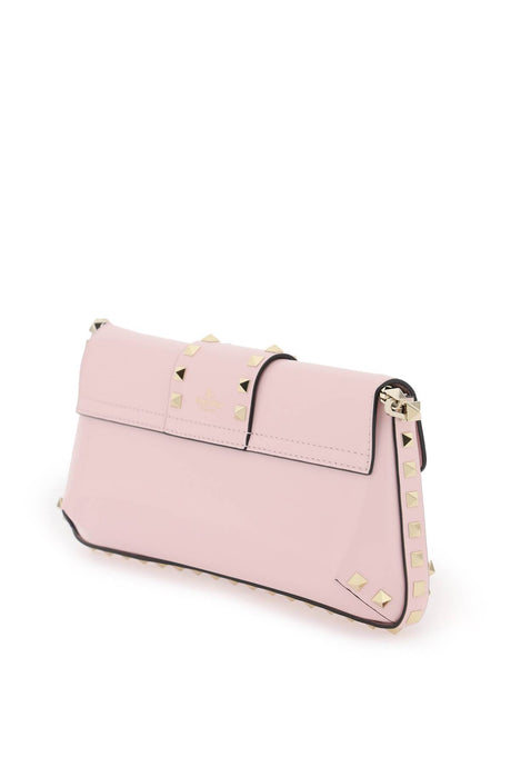 VALENTINO GARAVANI Pink Rockstud Shoulder Handbag for Women - FW23 Collection