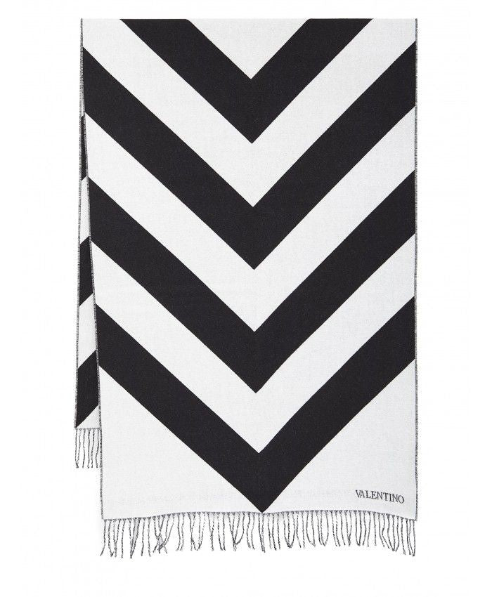 VALENTINO GARAVANI Black Strhype Scarf for Women