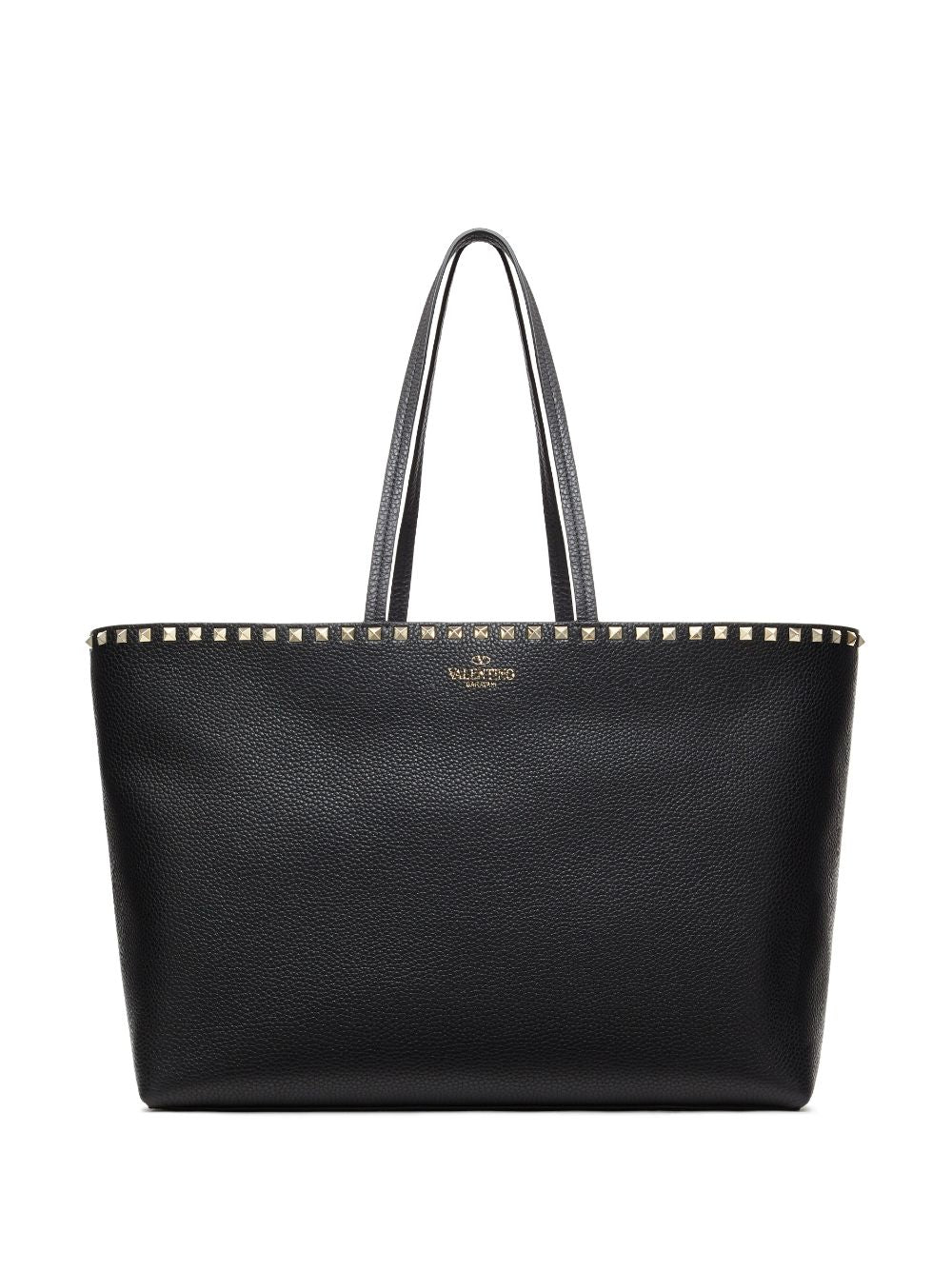 VALENTINO GARAVANI Elegant Rockstud Leather Tote