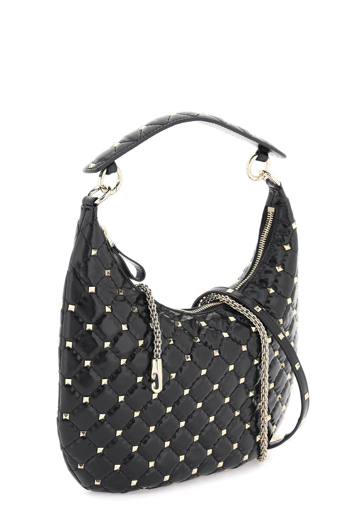 Classic Black Studded Handbag for Women - FW2023