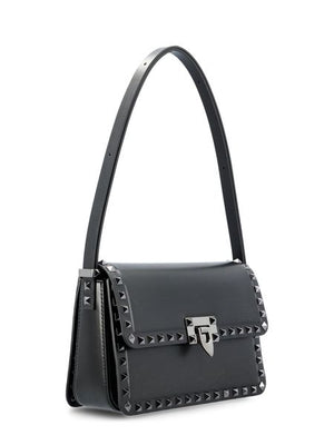 VALENTINO GARAVANI Modern and Elegant Black Shoulder Bag for Women - 2024 Collection