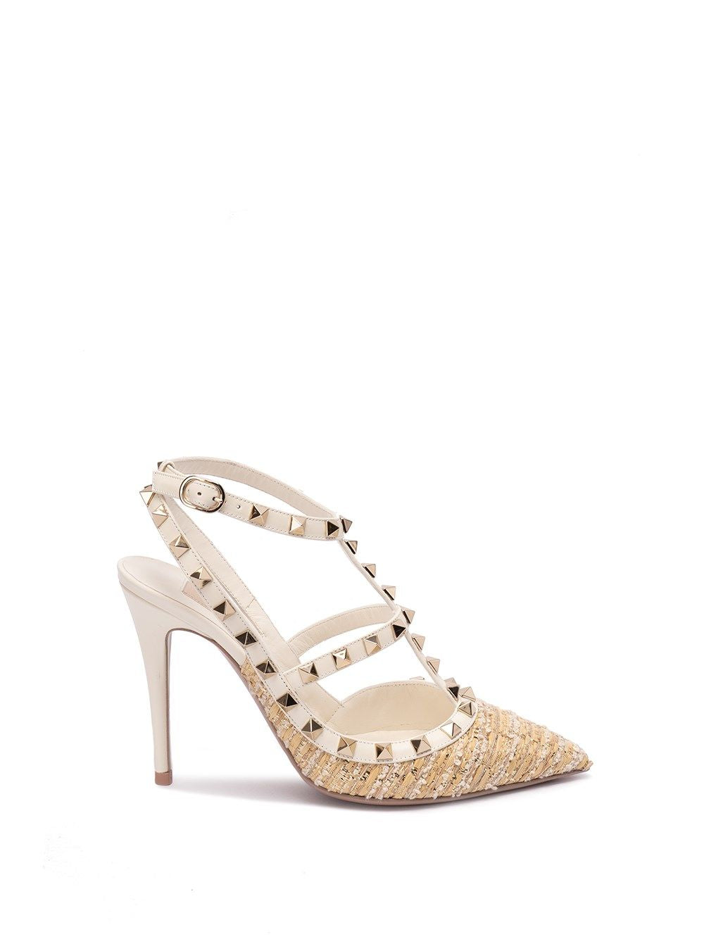 VALENTINO Luxurious Beige Caged Pumps for Women