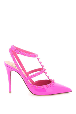 VALENTINO Ankle Strap Pumps in Striking Pink Shade for Women - Fall/Winter 2023 Collection