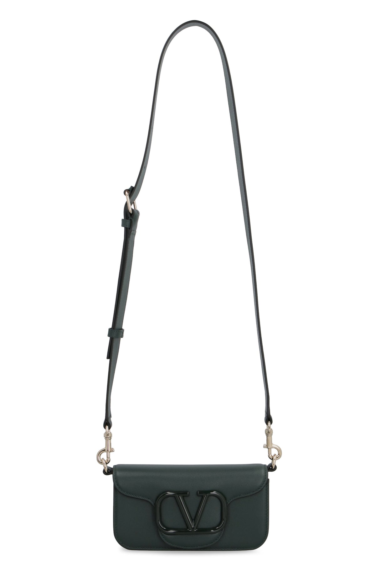 Green Leather Crossbody Handbag - FW23 Collection