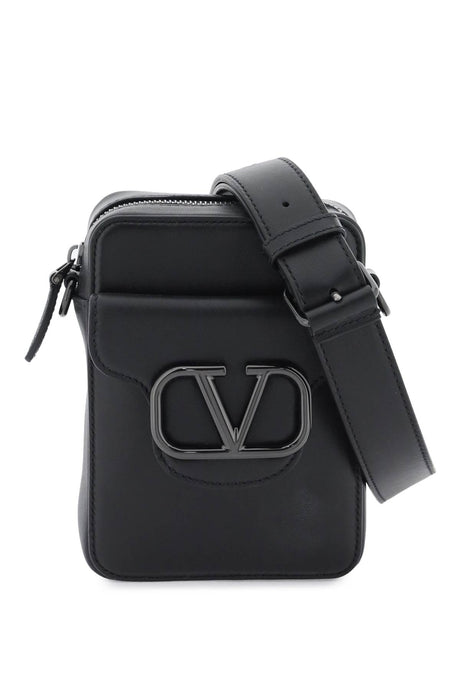 VALENTINO Mini Messenger Handbag with Logo