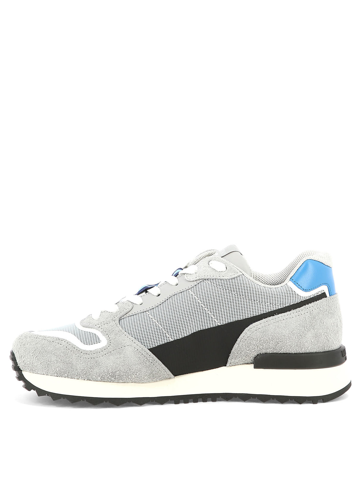 Men's Grey Color-Blocked Vlogo Pace Low-Top Sneakers for FW23