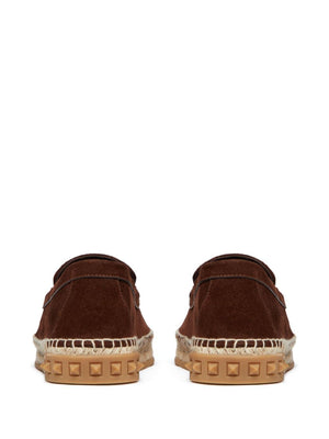 Giày Espadrilles Eco-Suede Nâu Nam FW23