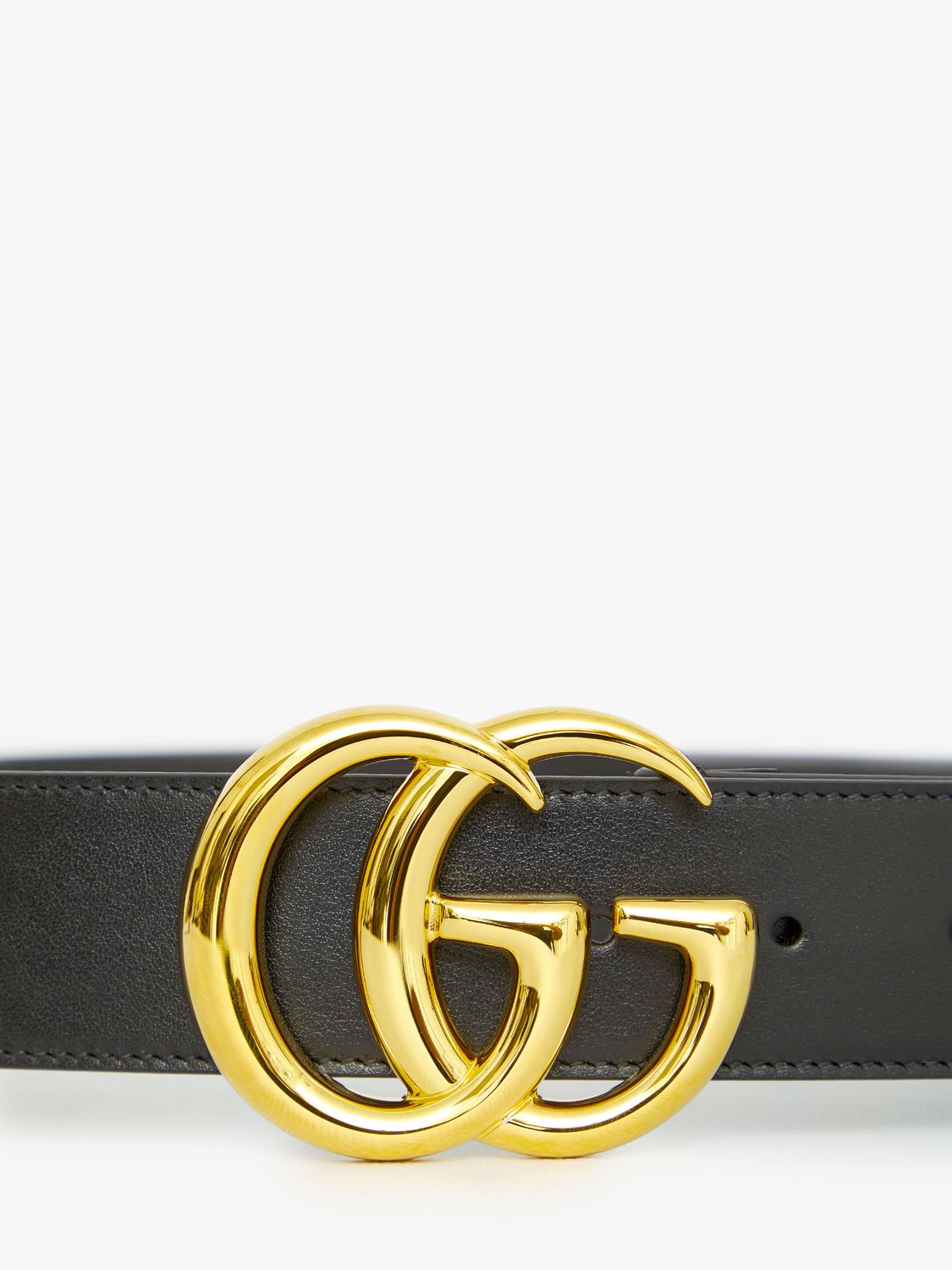 GUCCI เข็มขัดสไตล์หรู สำหรับผู้หญิง ดีไซน์ GG Marmont