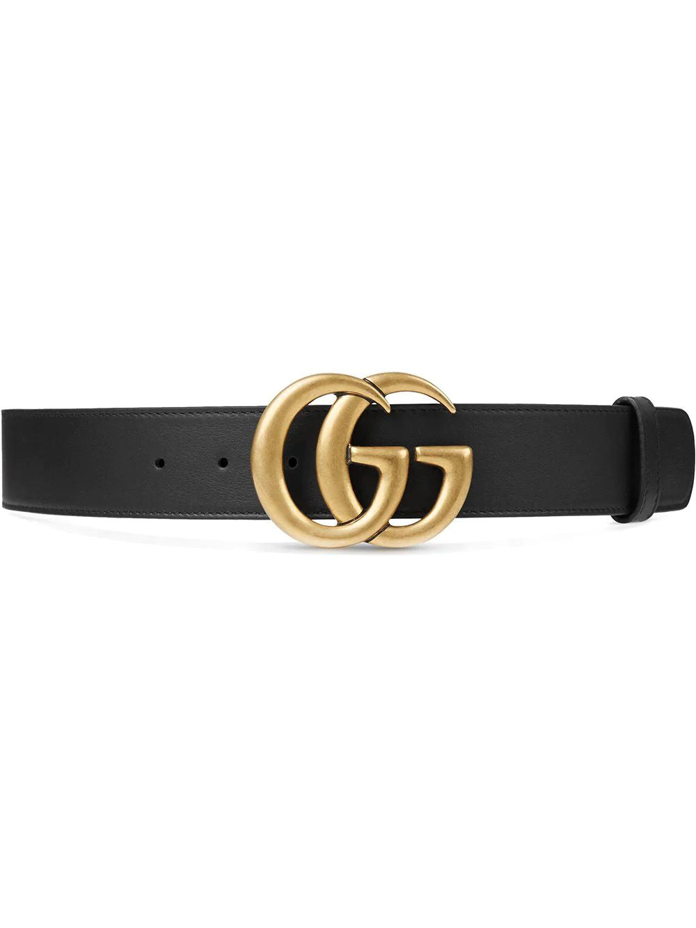 GUCCI Stylish Nero Belt for Women with GG Marmont Design