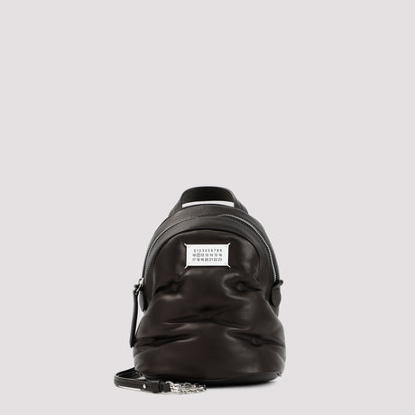 MAISON MARGIELA Leather Glam Slam Mini Backpack - 18cm x 23cm x 12cm