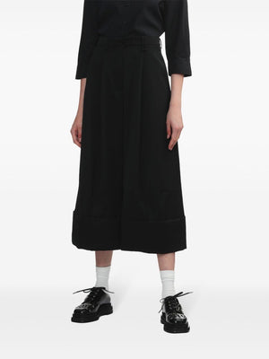 SIMONE ROCHA Sculpted Cropped Wide Leg Trousers