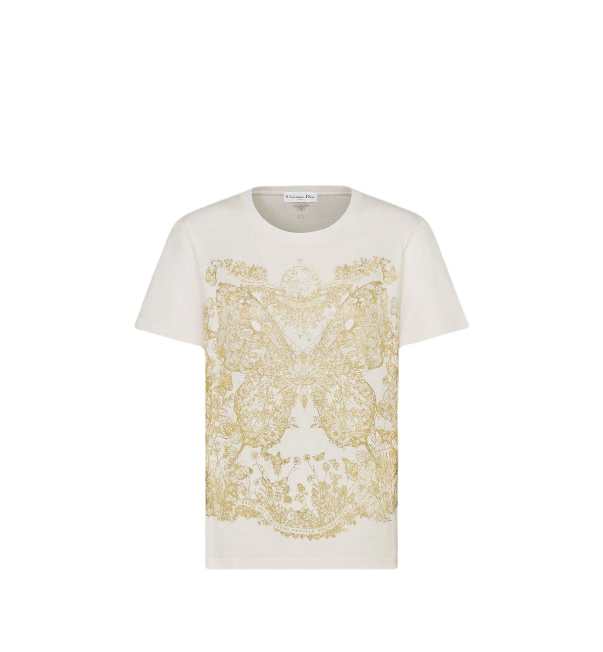DIOR Butterfly Around the World Motif T-Shirt for Women
