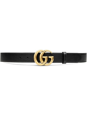 Sleek Double Buckle Leather Belt for Men