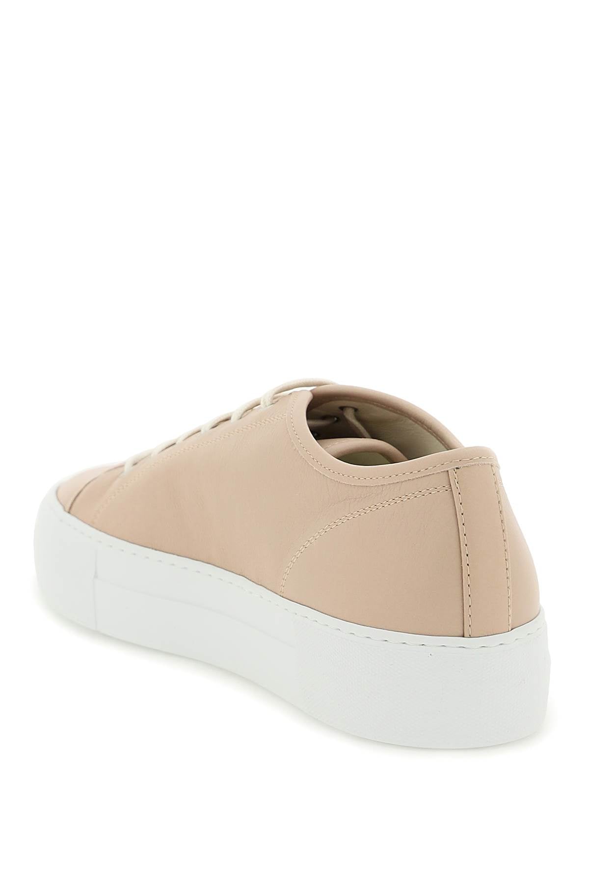 TOURNAMENT LOW SUPER Sneakers for Women - Smooth Leather, Gold-Tone Accents, Removable Insole