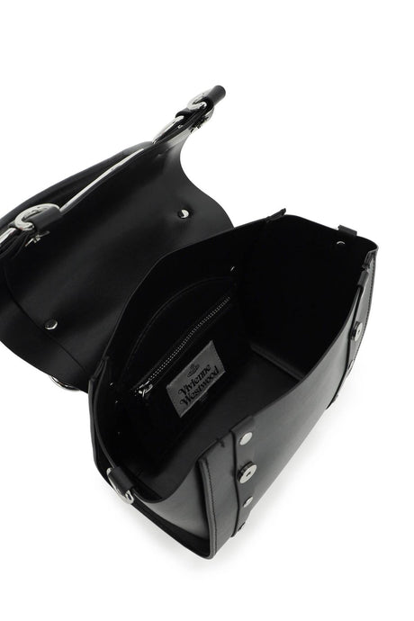 Handbag Betty da đen với hạt bạc mang tính biểu tượng