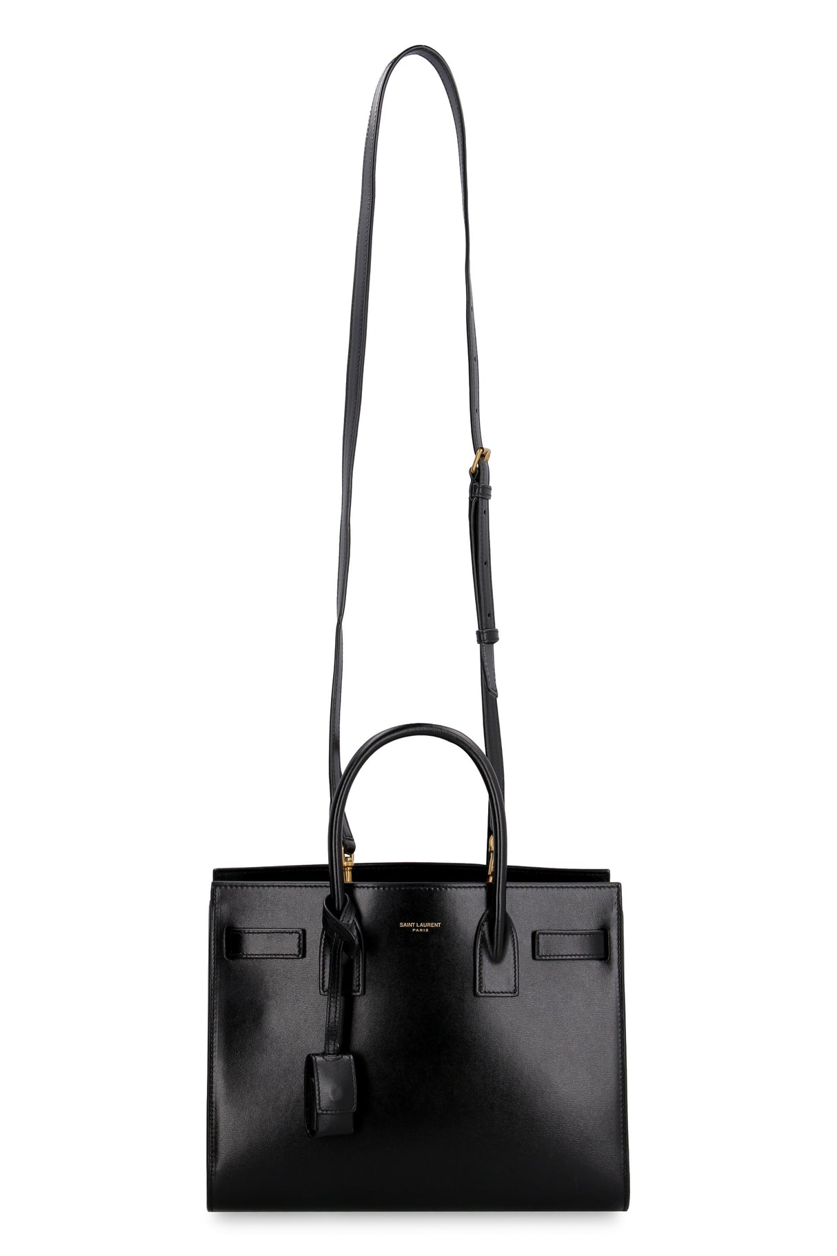 SAINT LAURENT Light Musk Leather Mini Handbag