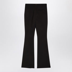 COURREGÈS Elegant Side-Button Wool Trousers for Women