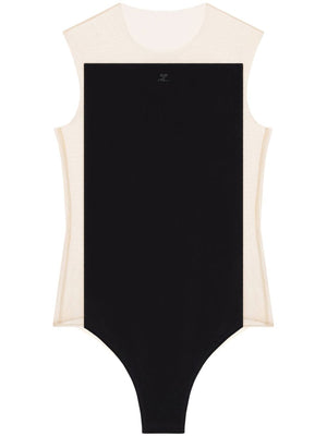 COURREGÈS Illusion Sleeveless Bodysuit