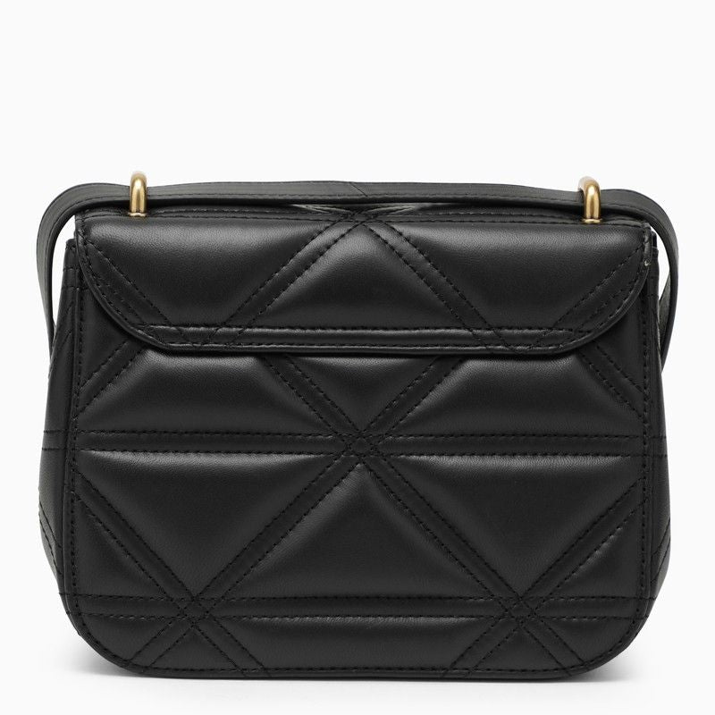 The Linda Shoulder Bag - Quilted Leather Flap Bag with Adjustable Strap