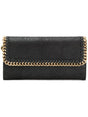 STELLA MCCARTNEY Black Continental Wallet for Women