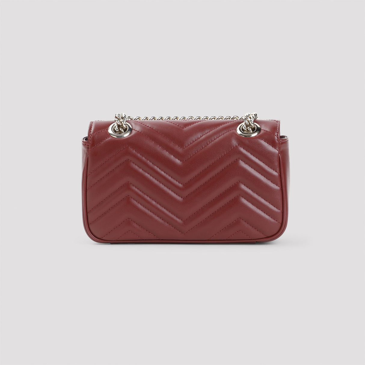 GUCCI Chic Red Quilted Mini Shoulder Bag 22x13x6 cm