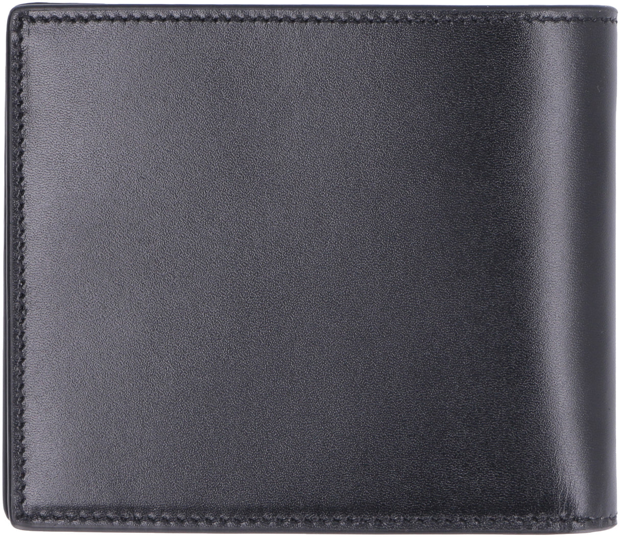 SAINT LAURENT Black Leather Bi-Fold Wallet for Men