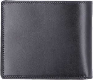 Monogram Bi-Fold Wallet in Black Leather with YSL Logo