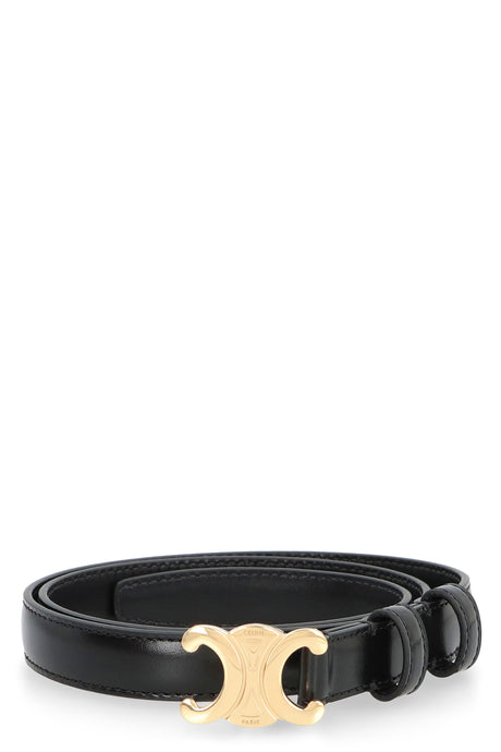 CELINE Mini Taurillon Leather Belt