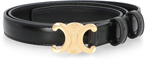 CELINE Mini Taurillon Leather Belt