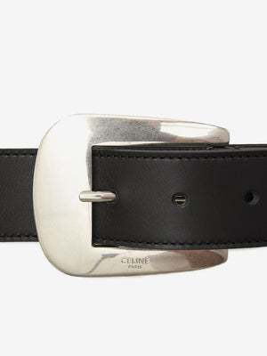 CELINE Sleek and Sophisticated Black Belt for Women