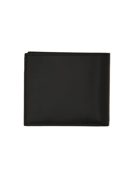 SAINT LAURENT Mini East/West Leather Wallet