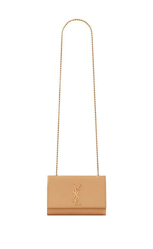 Tan Calf Skin Shoulder and Crossbody Bag for Women - 2024 FW23 Collection