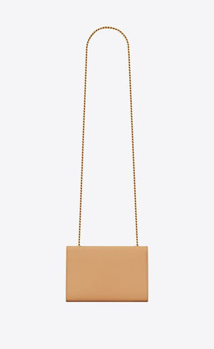 Tan Calf Skin Shoulder and Crossbody Bag for Women - 2024 FW23 Collection