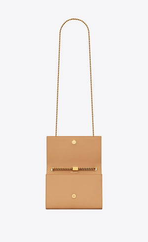 Tan Calf Skin Shoulder and Crossbody Bag for Women - 2024 FW23 Collection