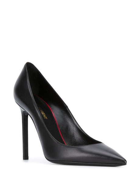 SAINT LAURENT Sleek Black Heels for the Trendy Woman