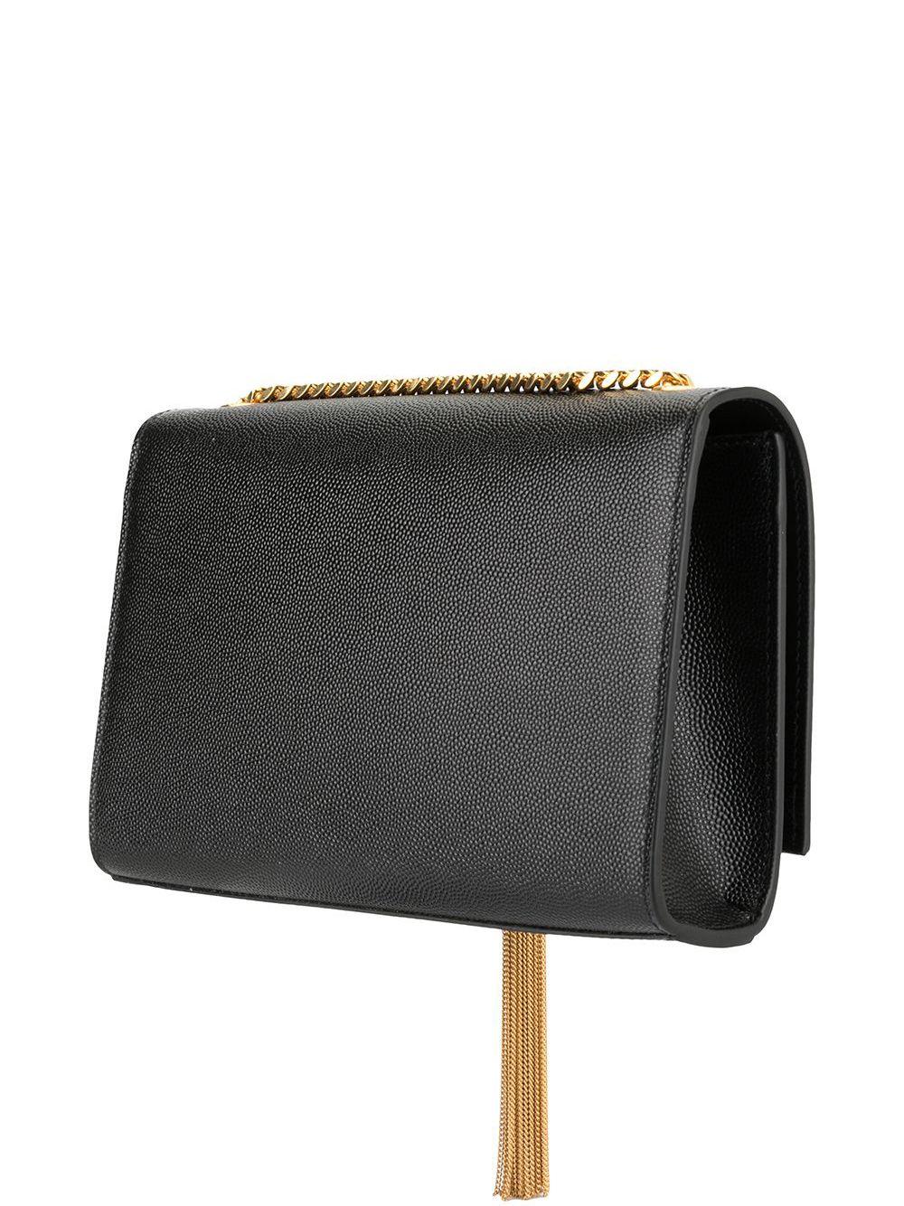 Stylish Leather Shoulder Handbag for Women in Nero