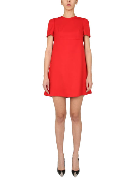 ALEXANDER McQUEEN Women's Mini Dress with Dramatic Cape