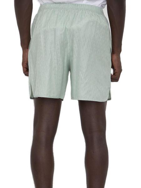 DIOR HOMME Men's Regular Fit Shorts with Tonal Print