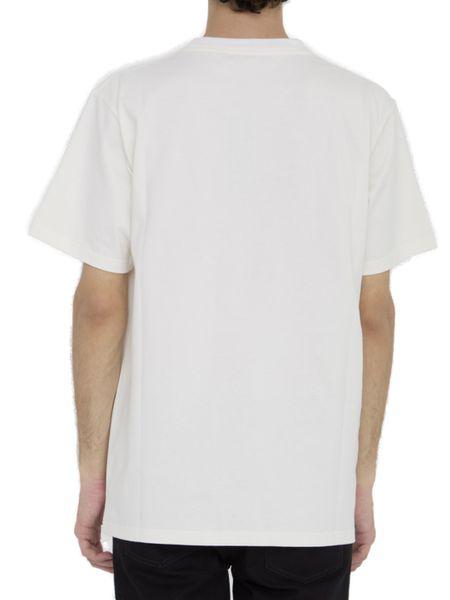 1947男士白色纯棉手写字体短袖T恤