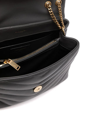 SAINT LAURENT Luxurious Storm Calfskin Shoulder Bag for Women