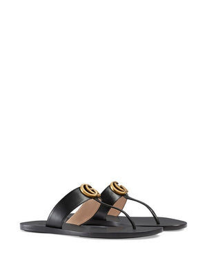 GUCCI Sleek and Chic Thong Sandals for Women in Nero - Perfect for SS23