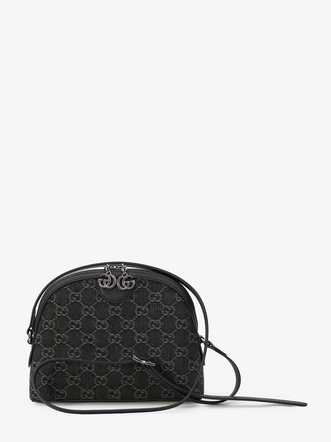 GUCCI Black Ophidia GG Shoulder Handbag for Women