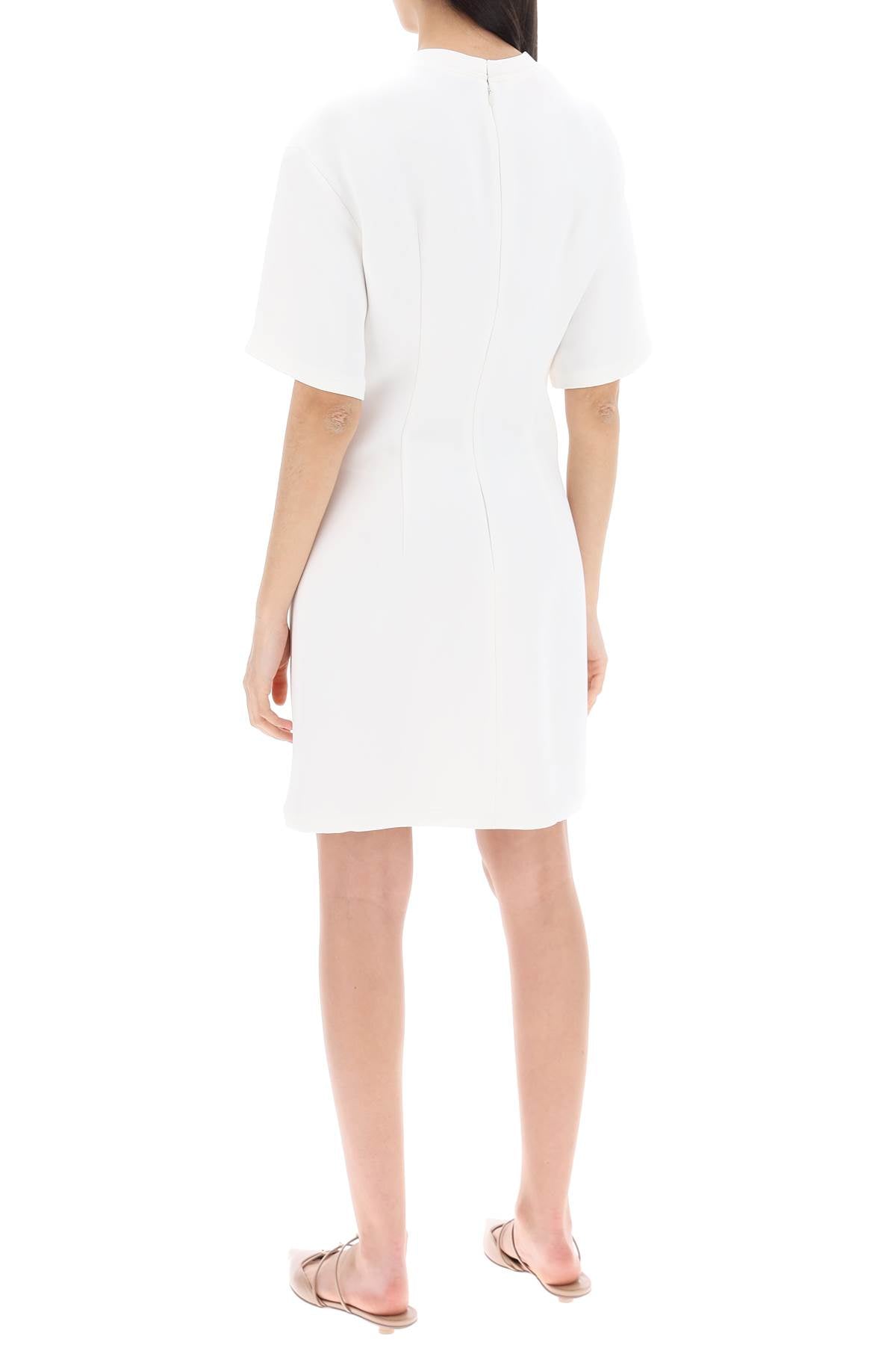 VALENTINO GARAVANI Structured Couture Mini Dress in White for Women | L'École of Valentino | SS24