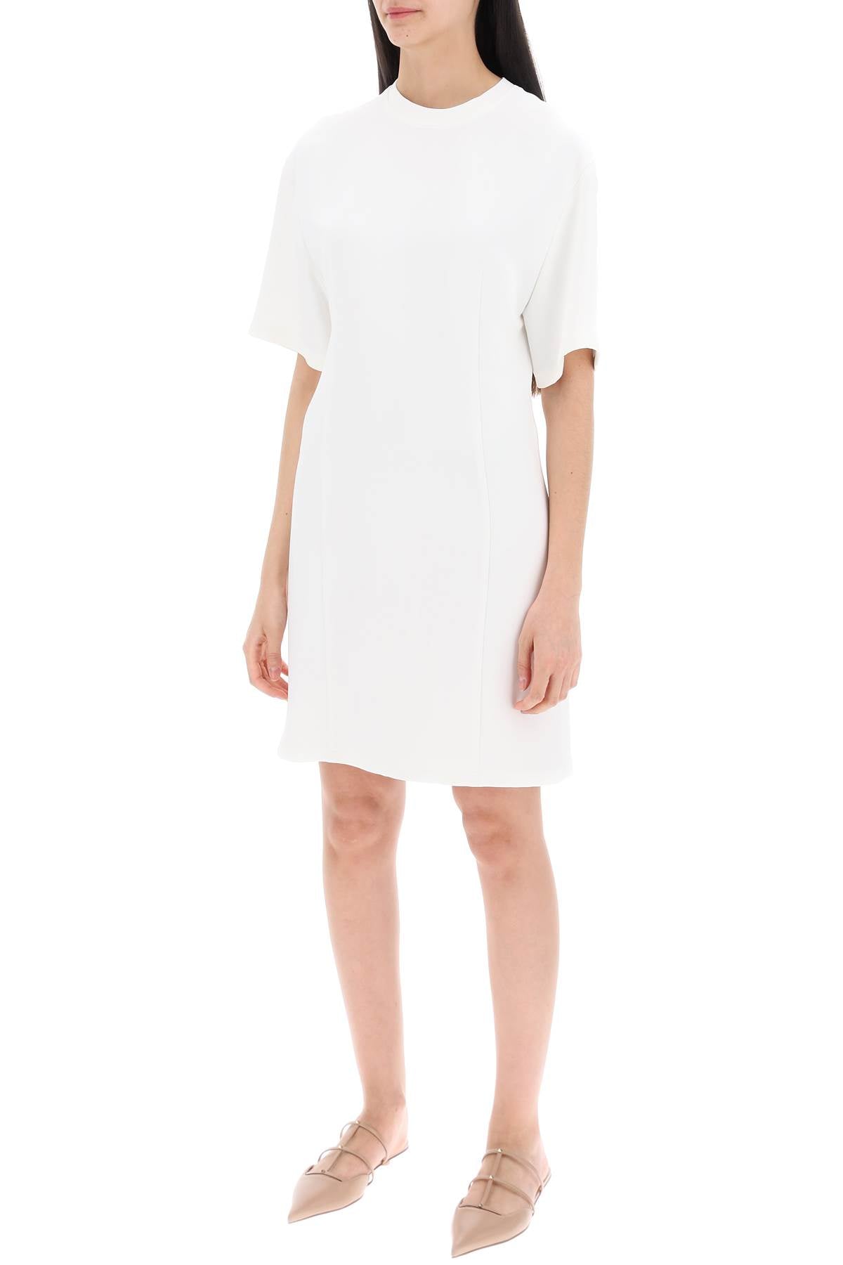 VALENTINO GARAVANI Structured Couture Mini Dress in White for Women | L'École of Valentino | SS24