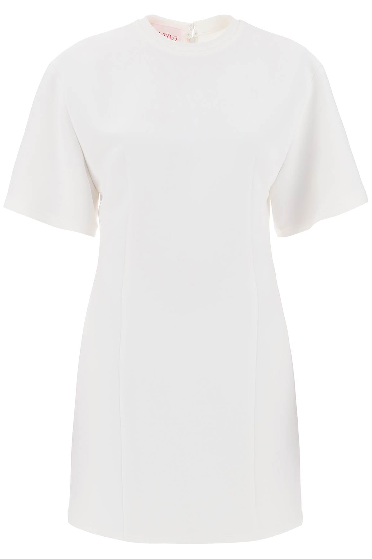 VALENTINO GARAVANI Structured Couture Mini Dress in White for Women | L'École of Valentino | SS24