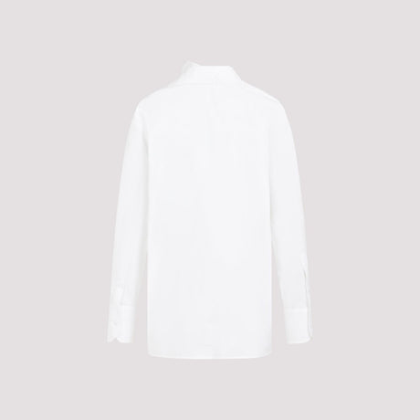 قميص قطني أبيض 100% للنساء - مجموعة SS24