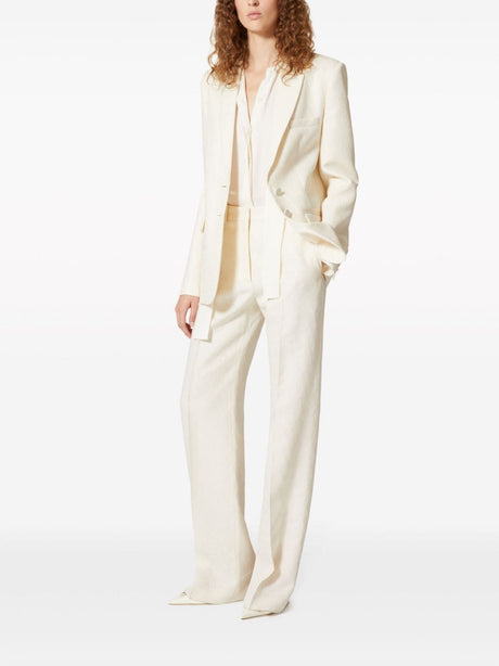 VALENTINO GARAVANI Multicolor Toile Iconographe Pants in Crepe Couture for Women - Season: SS24