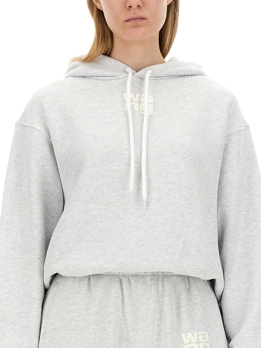 T BY ALEXANDER WANG Oversized Logo Sweatshirt